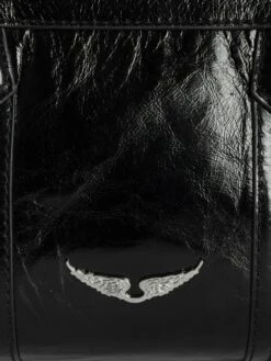 Zadig & Voltaire Sunny Mood Vintage Patent Bag Noir -Zadig & Voltaire Clothing lwba03845 noir addi 1