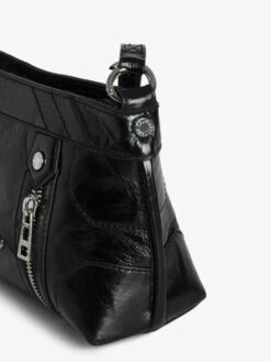 Zadig & Voltaire Sunny Mood Vintage Patent Bag Noir -Zadig & Voltaire Clothing lwba03845 noir addi 3 1