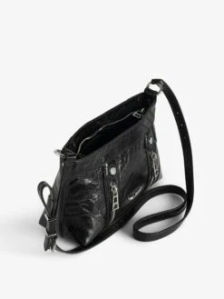 Zadig & Voltaire Sunny Mood Vintage Patent Bag Noir -Zadig & Voltaire Clothing lwba03845 noir addi 4 1