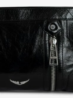 Zadig & Voltaire Sunny Moody Vintage Patent Bag Noir -Zadig & Voltaire Clothing lwba03891 noir addi 4