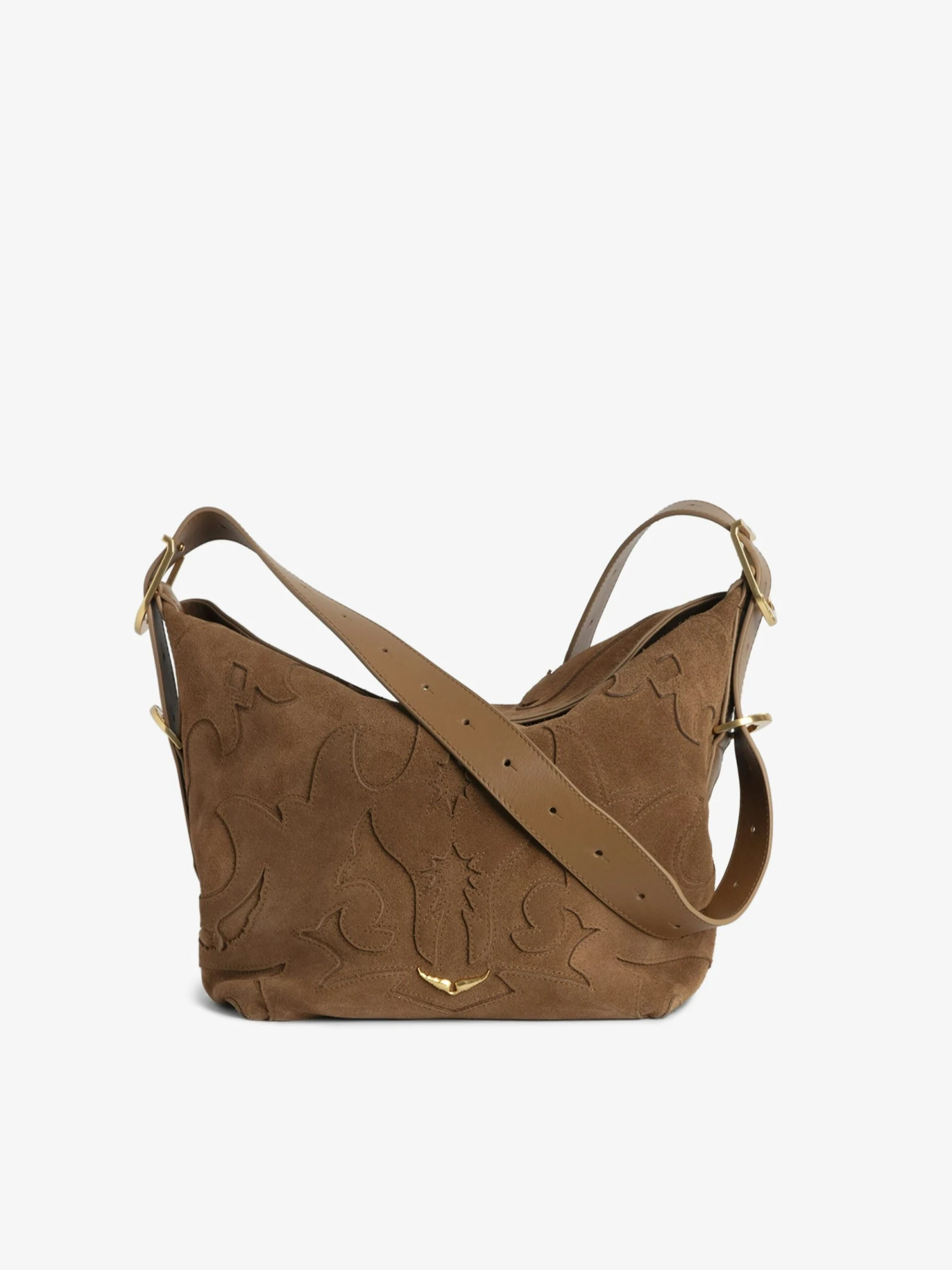 Zadig & Voltaire Jane Suede Bag Cognac 5 Zadig & Voltaire Jane Suede Bag Cognac - Image 3