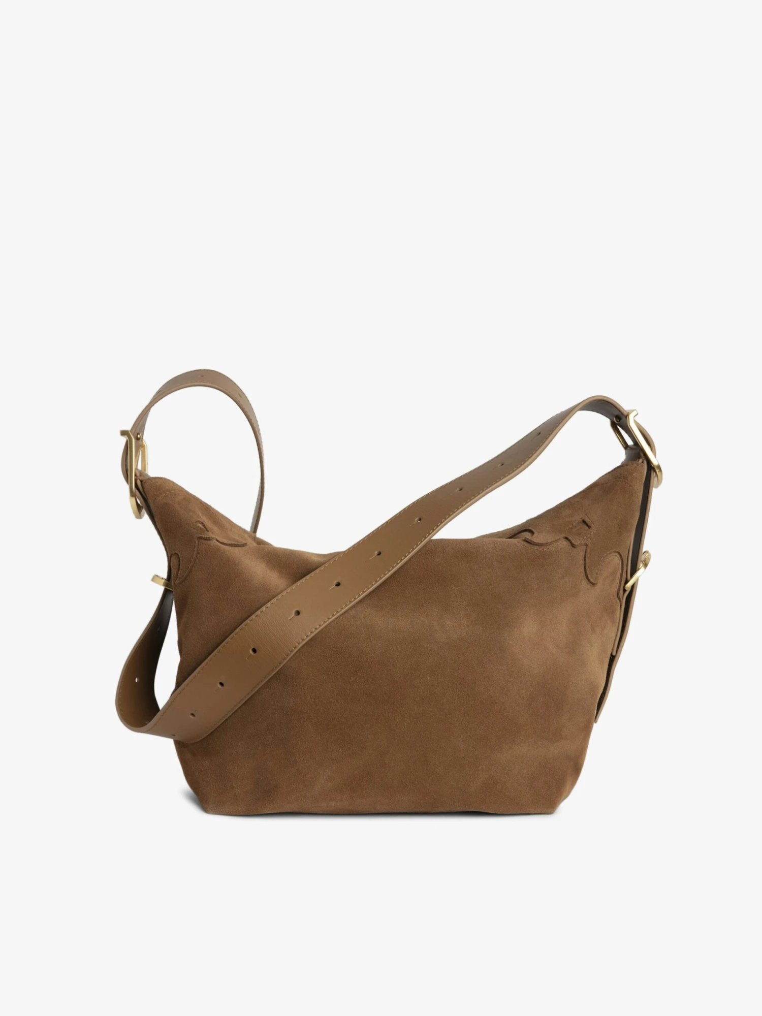 Zadig & Voltaire Jane Suede Bag Cognac 4 Zadig & Voltaire Jane Suede Bag Cognac - Image 2