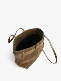 Zadig & Voltaire Jane Shopper Suede Bag Cognac -Zadig & Voltaire Clothing lwba03928 cognac addi 4