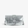 Zadig & Voltaire Kate Wallet Vintage Metal Bag Silver -Zadig & Voltaire Clothing lwba03973 silver packshot