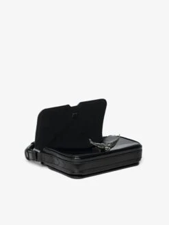 Zadig & Voltaire Le Zazi Vintage Patent Bag Black -Zadig & Voltaire Clothing lwba04019 black addi 1 copie