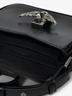 Zadig & Voltaire Le Zazi Vintage Patent Bag Black -Zadig & Voltaire Clothing lwba04019 black addi 3 copie