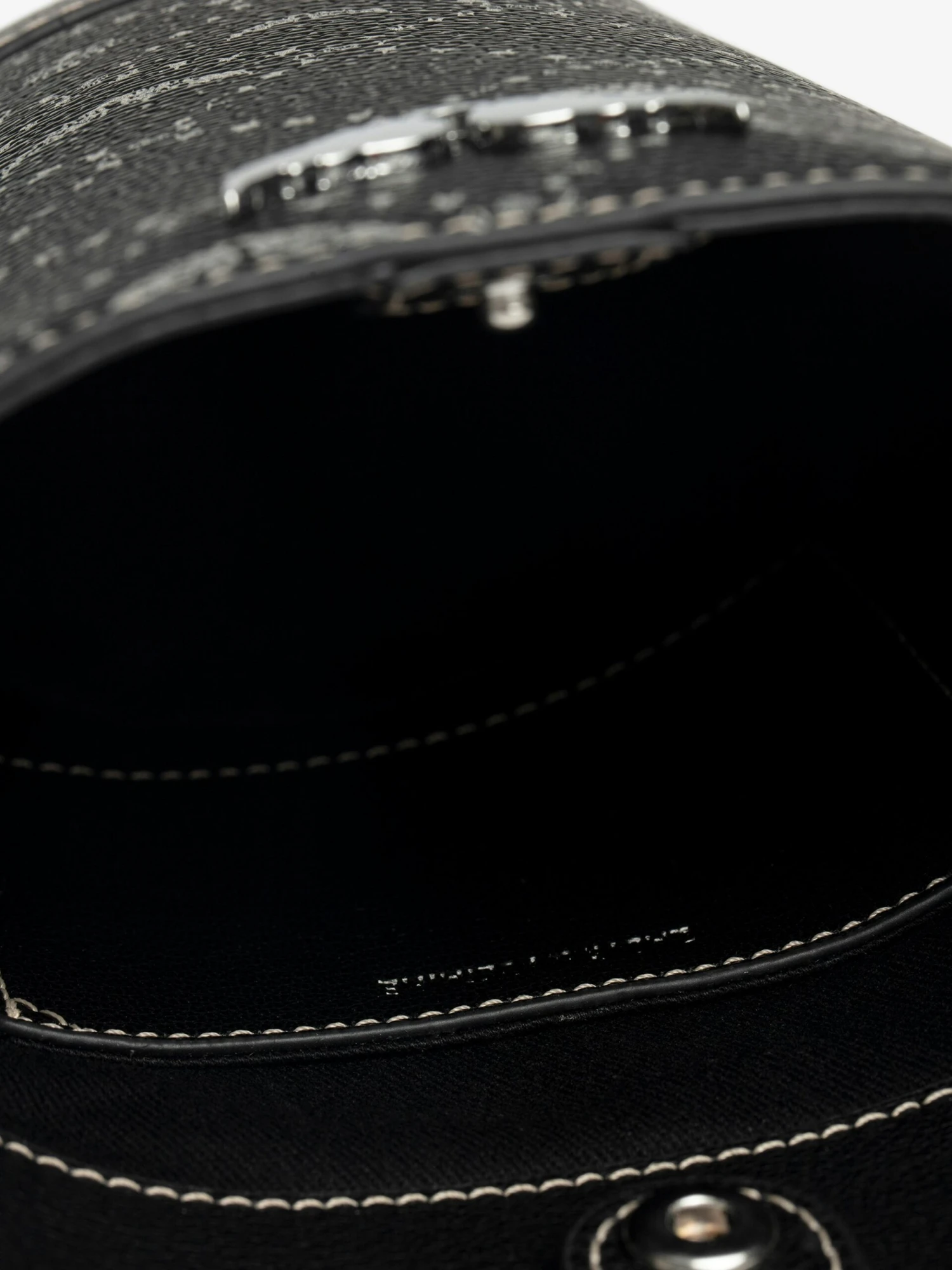 Zadig & Voltaire Z Bucket Nano Monogram Bag Black 7 Zadig & Voltaire Z Bucket Nano Monogram Bag Black - Image 5