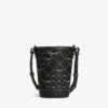 Zadig & Voltaire Z Bucket Nano Monogram Bag Black -Zadig & Voltaire Clothing lwba04045 black packshot copie