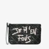 Zadig & Voltaire Z Monogram Tag Pouch Black -Zadig & Voltaire Clothing lwsg03720 black packshot copie