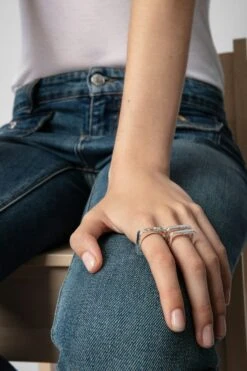 Zadig & Voltaire Cecilia Rings Antic Silver -Zadig & Voltaire Clothing owjw00568 antic silver 10