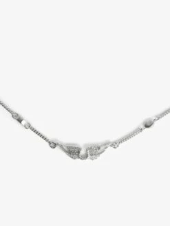 Zadig & Voltaire Rock Necklace Shiny Silver