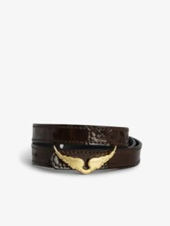 Zadig & Voltaire Rock Leather Bracelet Bonny