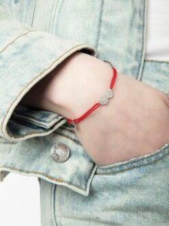 Zadig & Voltaire Zadig Link Heart Strass Bracelet Power -Zadig & Voltaire Clothing owjw01758 power hover