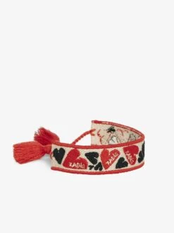 Zadig & Voltaire Zadig Woven Heart Bracelet Flash -Zadig & Voltaire Clothing owjw01759 flash addi 2