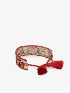 Zadig & Voltaire Zadig Woven Heart Bracelet Flash -Zadig & Voltaire Clothing owjw01759 flash back