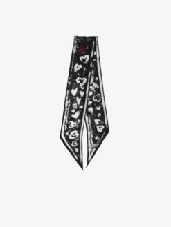 Zadig & Voltaire Jessie Silk Scarf Black