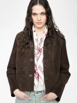 Zadig & Voltaire Debbie 85 Scarf Fierce -Zadig & Voltaire Clothing owsc01504 fierce hover