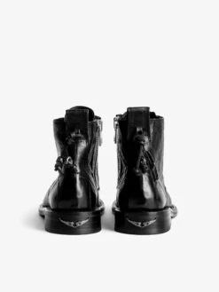 Zadig & Voltaire Laureen Roma Boots Black -Zadig & Voltaire Clothing swct00001 noir addi 4