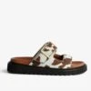 Zadig & Voltaire Cecilia Alpha Cow Sandals Flash -Zadig & Voltaire Clothing swct00785 flash 1