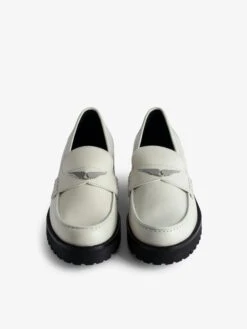 Zadig & Voltaire Joecassin Loafers Ice -Zadig & Voltaire Clothing swct00834 ice addi 2 1