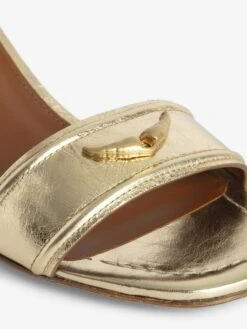Zadig & Voltaire Caprese Sandals Gold -Zadig & Voltaire Clothing swct02005 gold addi 3