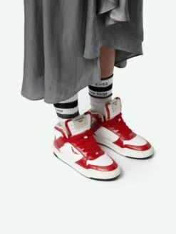 Zadig & Voltaire Wings High-Top Sneakers Power -Zadig & Voltaire Clothing swsn00525 power addi 8 1