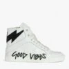 Zadig & Voltaire ZV1747 High Flash Good Vibes Sneakers Black -Zadig & Voltaire Clothing swsn00530 noir packshot
