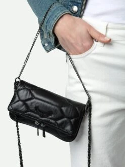 Zadig & Voltaire Rock Nano Quilted Clutch Black -Zadig & Voltaire Clothing wkab2003f noir addi 4