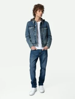 Zadig & Voltaire Bases Denim Jacket Stone