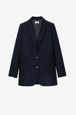 Zadig & Voltaire Viva Strass Jacket Encre -Zadig & Voltaire Clothing wwbl00794 encre