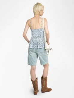 Zadig & Voltaire Cippie Camisole Cloud -Zadig & Voltaire Clothing wwcr01324 cloud back