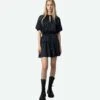 Zadig & Voltaire Romina Satin Dress Encre 2 Zadig & Voltaire Romina Satin Dress Encre -Zadig & Voltaire Clothing wwdr01255 encre 2 1