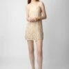 Zadig & Voltaire Caro Dress Poudre