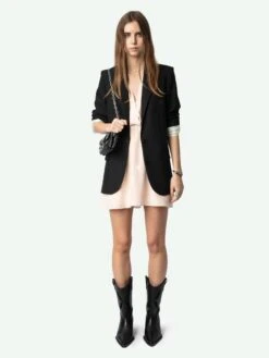 Zadig & Voltaire Rucas Dress Pearly -Zadig & Voltaire Clothing wwdr02526 pearly addi 4