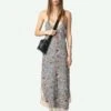 Zadig & Voltaire Ristyl Dress Mist 1 Zadig & Voltaire Ristyl Dress Mist -Zadig & Voltaire Clothing wwdr02567 mist shooting