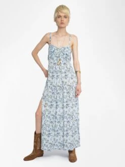 Zadig & Voltaire Rippie Dress Cloud