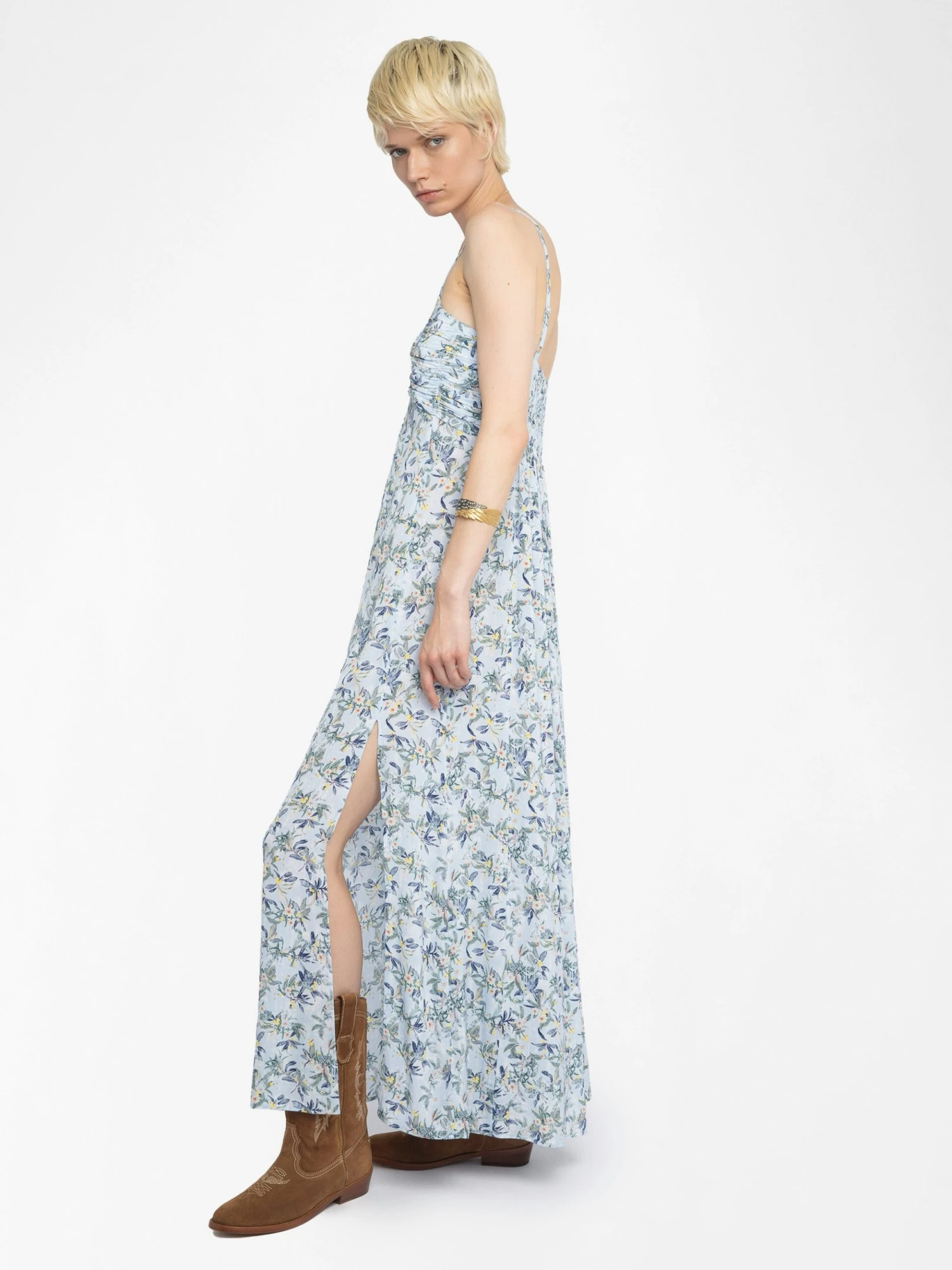 Zadig & Voltaire Rippie Dress Cloud 4 Zadig & Voltaire Rippie Dress Cloud - Image 2