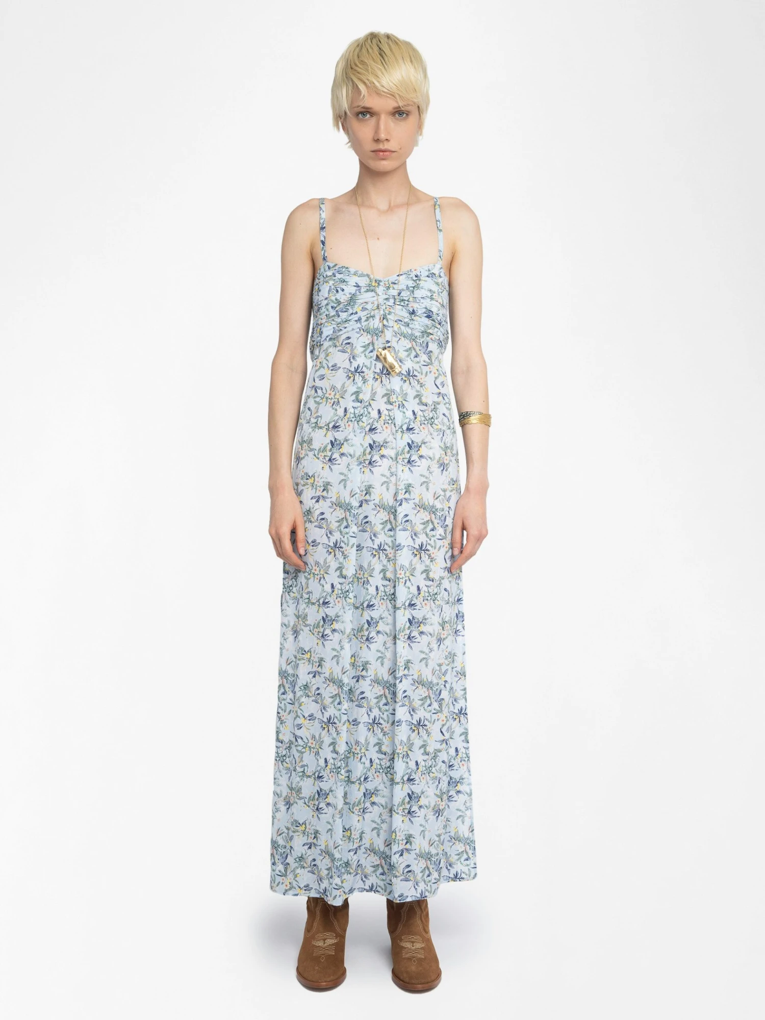 Zadig & Voltaire Rippie Dress Cloud 8 Zadig & Voltaire Rippie Dress Cloud - Image 6