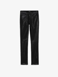 Zadig & Voltaire Jett Skinny Jeans Black Coated -Zadig & Voltaire Clothing wwje00241 black coated packshot