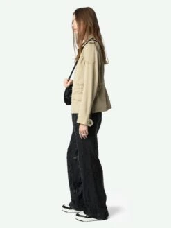 Zadig & Voltaire Klimi Parka Erable -Zadig & Voltaire Clothing wwow01672 latte addi 2