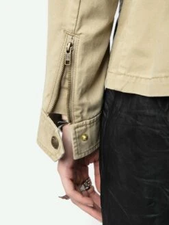 Zadig & Voltaire Klimi Parka Erable -Zadig & Voltaire Clothing wwow01672 latte addi 3