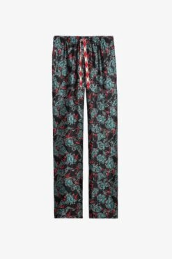 Zadig & Voltaire Pomy Jacquard Pants Black -Zadig & Voltaire Clothing wwpa00775 noir 1