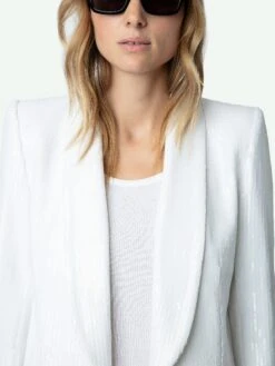Zadig & Voltaire Vive Sequin Blazer Judo -Zadig & Voltaire Clothing wwpa00785 judo hover 66262bf47617f 1