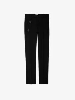 Zadig & Voltaire Prune Strass Star Trousers Black 17 Zadig & Voltaire Prune Strass Star Trousers Black -Zadig & Voltaire Clothing wwpa01848 black packshot