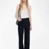 Zadig & Voltaire Panol Pants Encre -Zadig & Voltaire Clothing wwpa01867 encre shooting