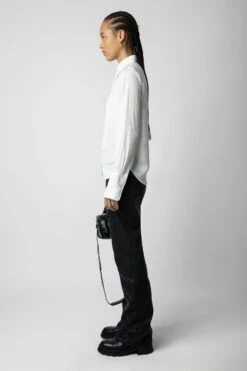 Zadig & Voltaire Tasko Satin Shirt Judo -Zadig & Voltaire Clothing wwsh00523 judo 4