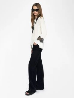 Zadig & Voltaire Tuan Lace Shirt Flake -Zadig & Voltaire Clothing wwsh02236 flake addi 3 1